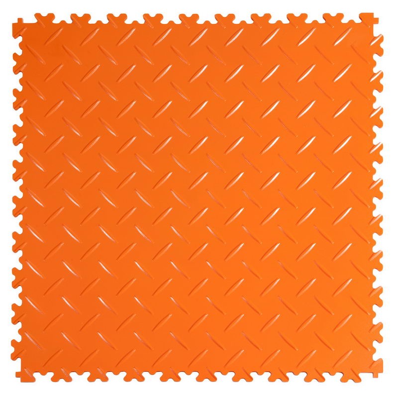 Dalle PVC encastrable Daytona orange